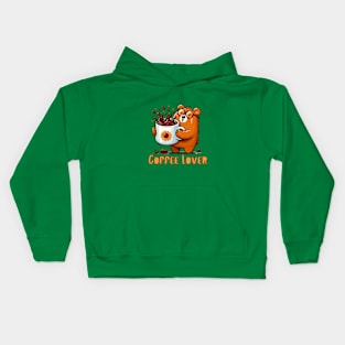 Coffee Bear Kids Hoodie